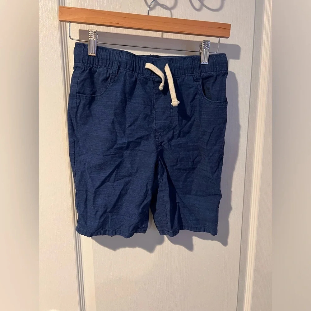 Arizona boys size 10/12 medium blue shorts with elastic and drawstring.